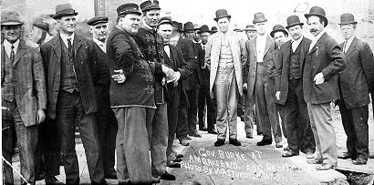 Gov. Burke visits Ambrose, ND