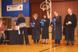 School blankets are presented to the Court in appreciation.</div></div>