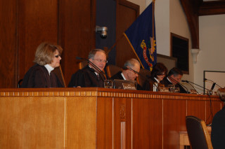 The Court visited the University of North Dakota School of Law on October 28 and 29, 2009