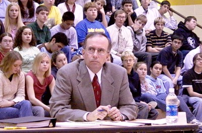 Thomas Falck, Assistant State's Attorney for Grand Forks County, listens intently to the argument.