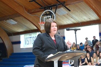 Leah Viste argues on behalf of the State of  North Dakota.