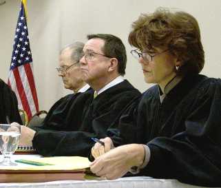 Chief Justice VandeWalle and Justices Neumann and Maring focus on the appellee's argument