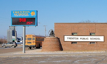 On April 14, the Supreme Court traveled to Trenton Public School in Williams County, near the confluence of the Yellowstone and Missouri Rivers, to meet with students and to hear arguments in a case.