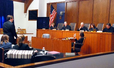 On the afternoon of Oct. 28, the Court heard the Moot Court competition final argument