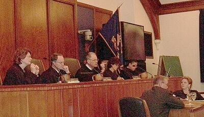 The North Dakota Supreme Court listens to arguments in the Hernandez case.