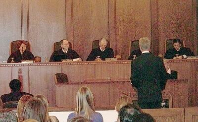 The Moot Court finals followed the oral argument.