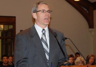 Stutsman County State's Attorney Fritz Fremgen of Jamestown represented the appellee in State v. Steffes on Oct. 25