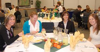 Justice Mary Maring dined with UND law students on Oct. 25