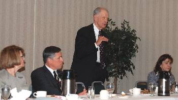 Members of the Court met with the Grand Forks County Bar Association for lunch Oct. 31