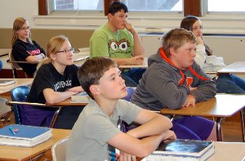 The students were interested to hear from the Court's justices.