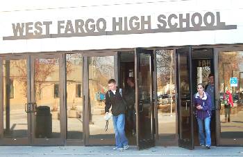 The North Dakota Supreme Court traveled to West Fargo October 29 to hear arguments and visit with students.