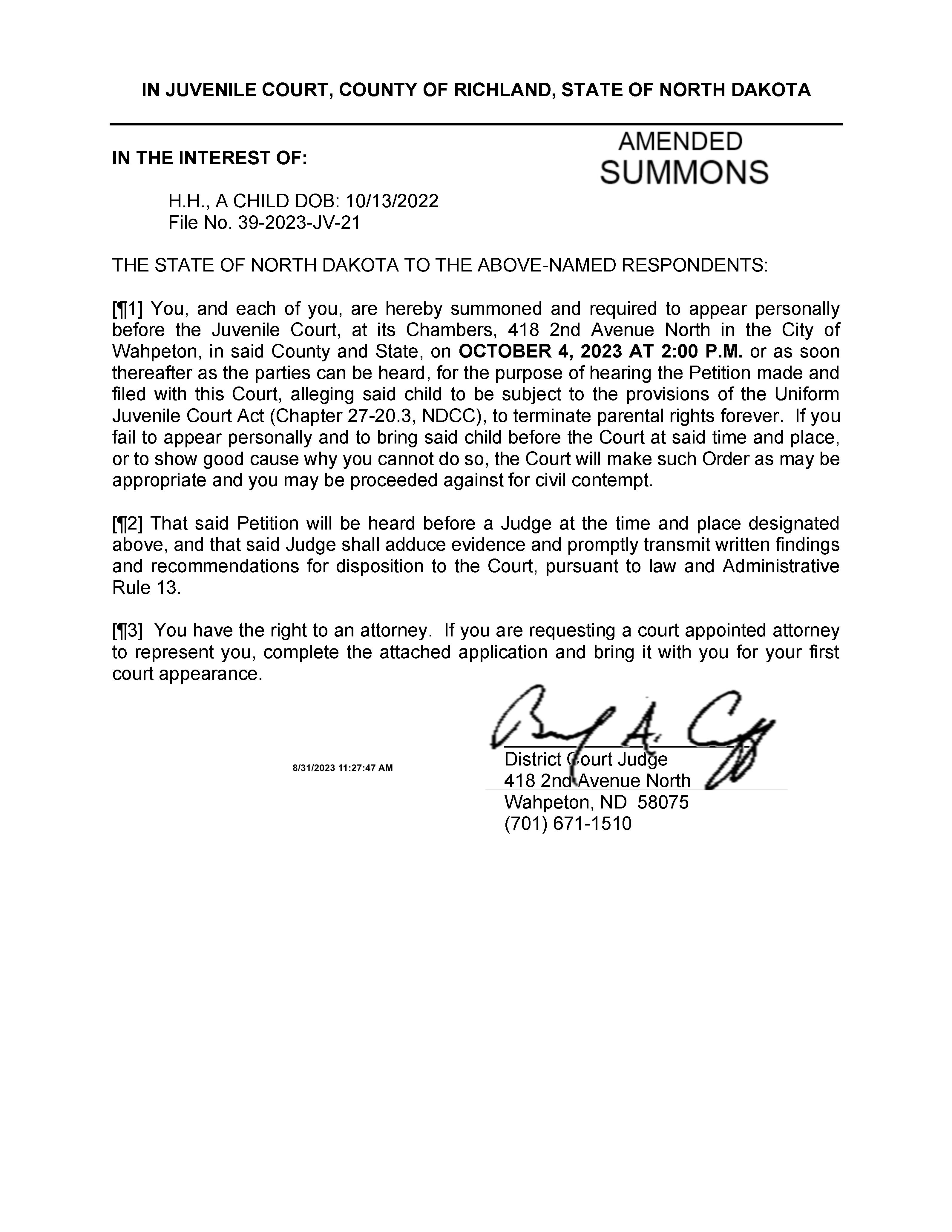 north-dakota-court-system-notice-to-absent-party-richland-county-houser-jessica-louise